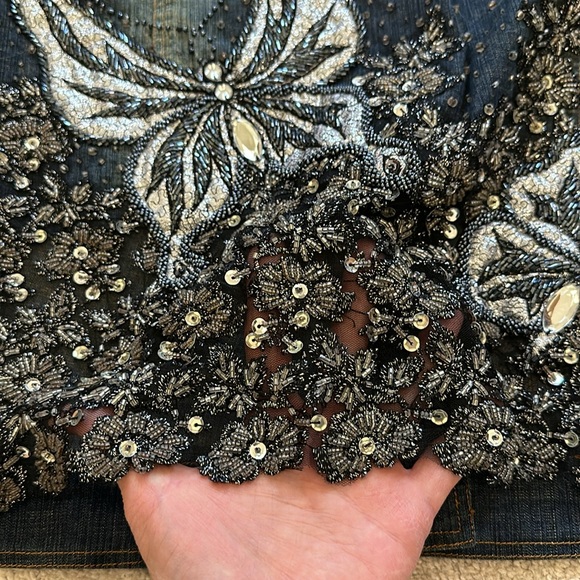 Amanda Adams Couture Denim Jacket - Picture 6 of 9